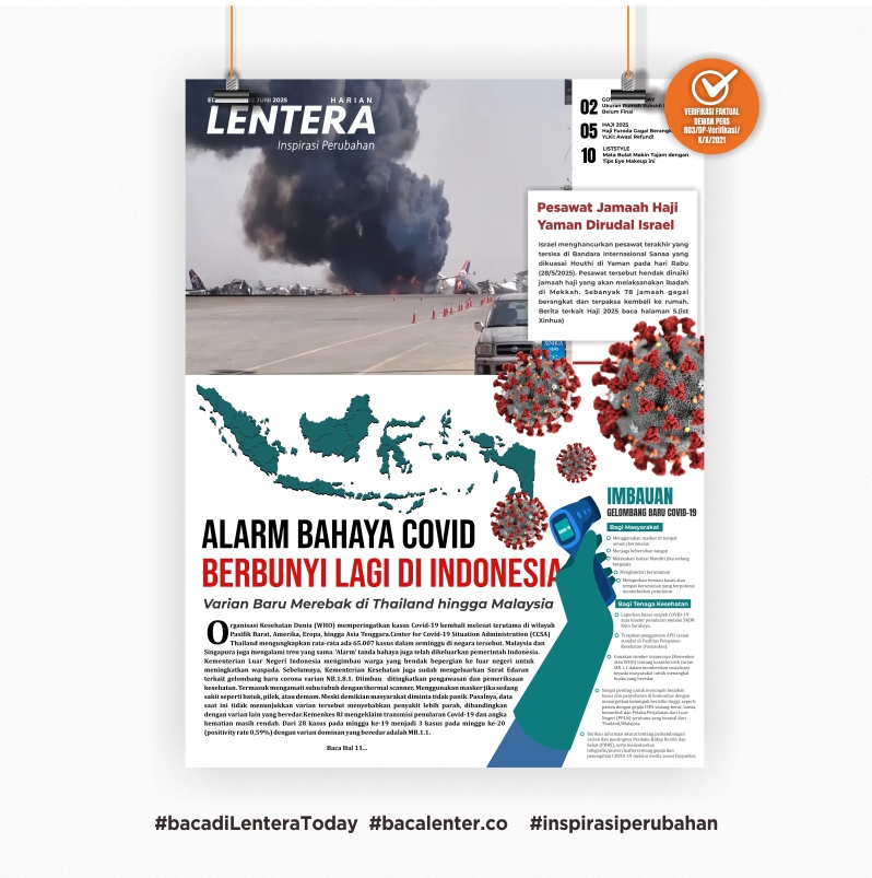 Alarm Bahaya Covid Berbunyi Lagi di Indonesia (Koran Senin, 2/6/2025)
