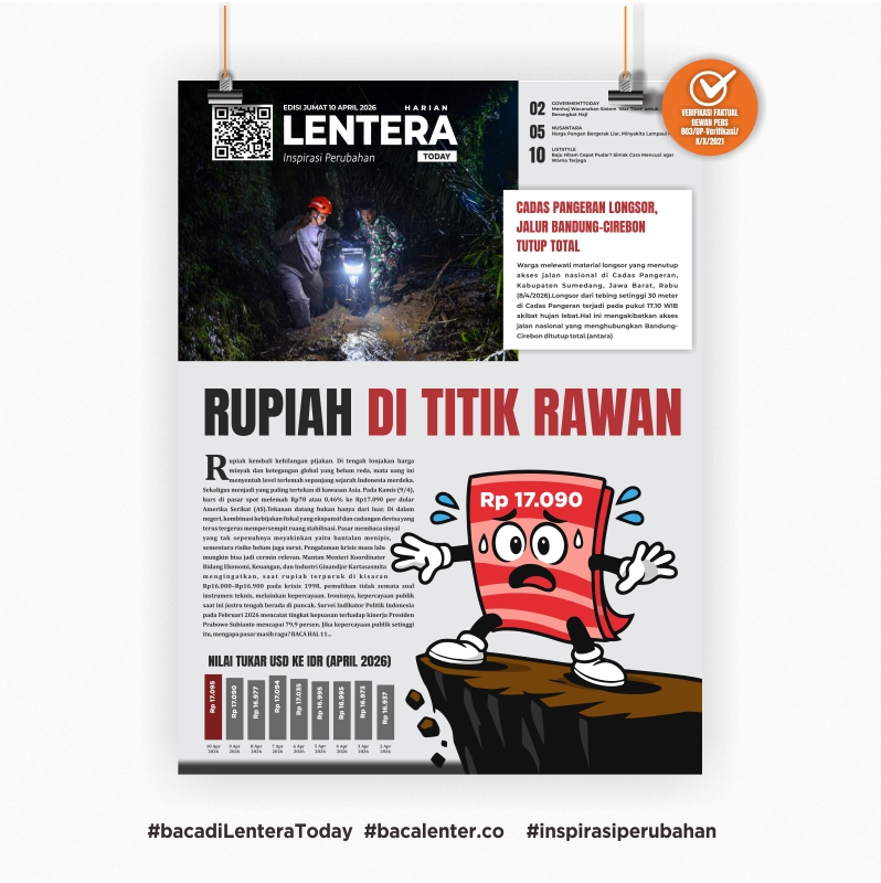 Rupiah di Titik Rawan (Koran Jumat, 10 April 2026)