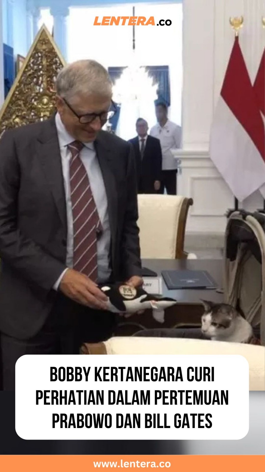 Boby Kertanegara Curi Perhatian dalam Pertemuan Prabowo dan Bill Gates